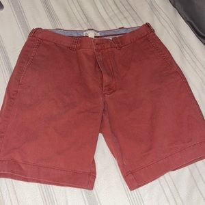 Mens j crew shorts salmon